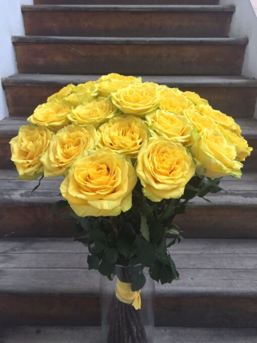 Žluté růže 30 ks